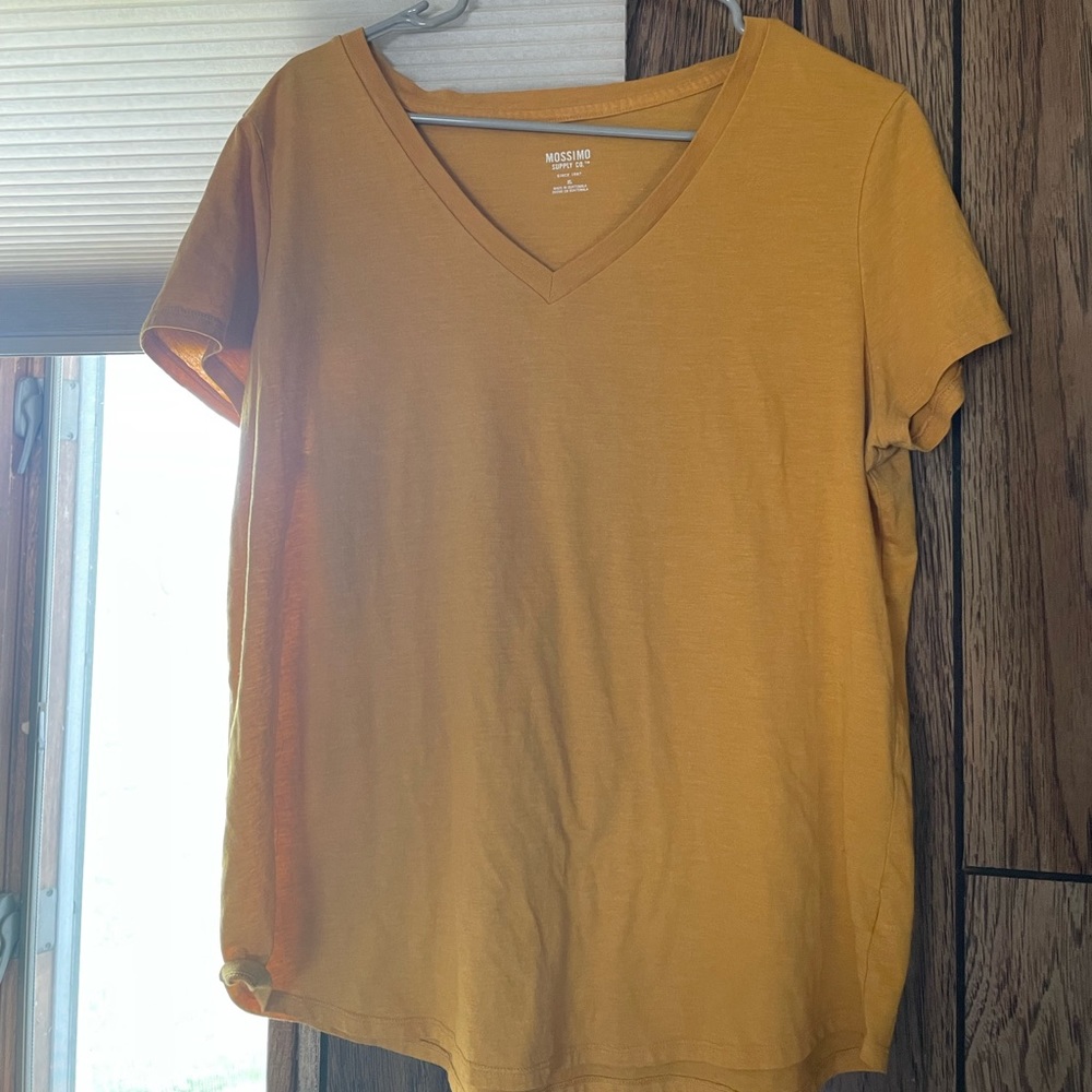 V-Neck Yellow Shirt